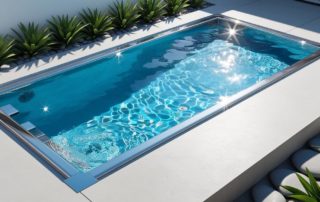 Piscine en inox